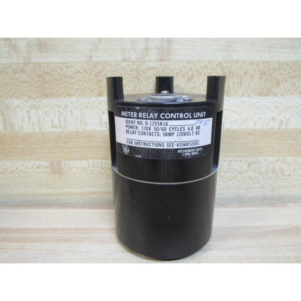 General Electric D-1255K16-705 Meter Relay GE D1255K16705 - Used