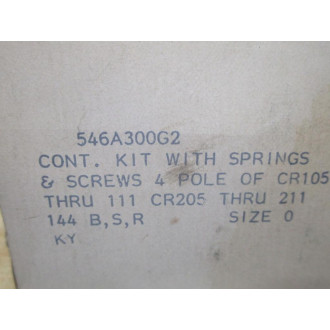 GE General Electric 546A300G2 Contact Kit 546A300-G2
