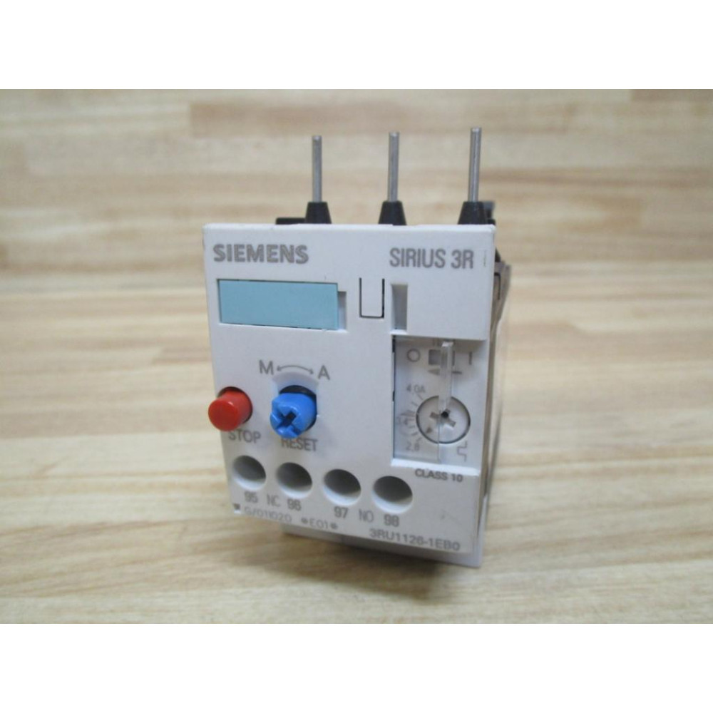 Siemens 3RU1-126-1EB0 Overload Relay 3RU11261EB0 - New No Box