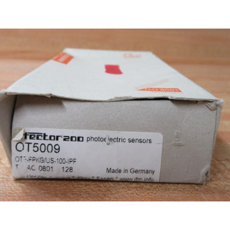 IFM Efector OT5009 Sensor  OTE-FPKGUS-100-IPF