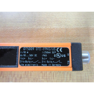 IFM Efector OT5009 Sensor  OTE-FPKGUS-100-IPF