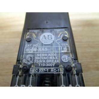 Allen Bradley 800MR-QT24S Red Pilot Light 800MRQT24S Series D - New No Box