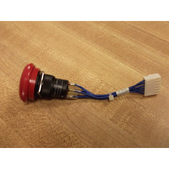 Omron A3BE-92RO-R Push Button Safety Switch A3BE-92R0-R 6 Pin - New No Box