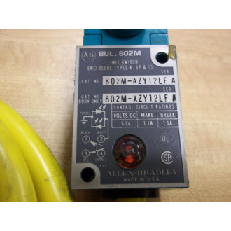 Allen Bradley 802M-AZY12LF Limit Switch 802MAZY12LF - New No Box
