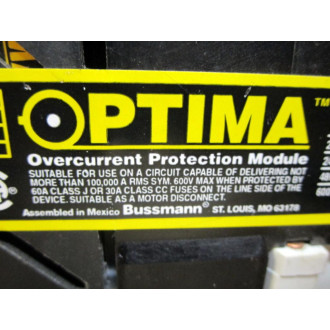 Bussmann OPM-SW Optima Overcurrent Protection Module - Used