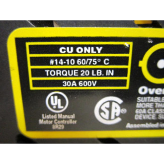 Bussmann OPM-SW Optima Overcurrent Protection Module - Used