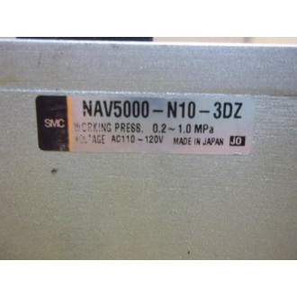 SMC NAV5000-N10-3DZ Valve 0.2~1.0 MPa AC110-120V - Used