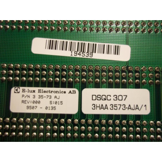 ABB 3HAA3573-AJA DSQC307 Rear Plane - New No Box