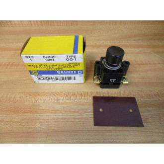 Square D 9001-GO-1 Push Button Switch 9001-G0-1