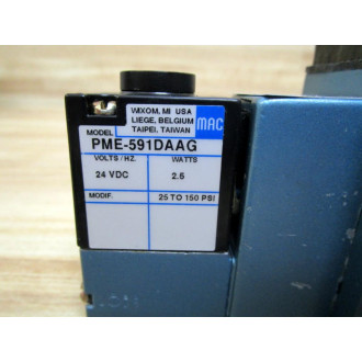 Mac Valves MAC125A-V2H2-PM-591DA Valve MAC125AV2H2PM591DA