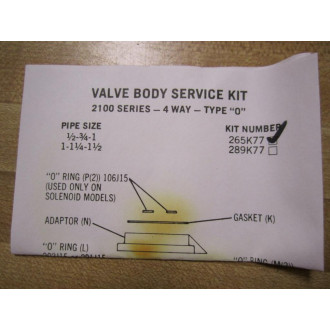 Ross 265K77 Valve Service Kit 34"