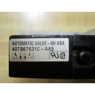 Automatic Valve 407B67S31C-AA5 Pneumatic Valve - Used