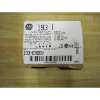 Allen Bradley 193-EA2DB Relay Overload 193EA2DB