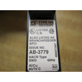Square D QO115AFI Circuit Breaker