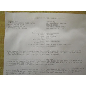 General Electric DS3800HSCD1G1D Signal Cond ProcrInput Bd HSCD 6DA05 - Refurbished