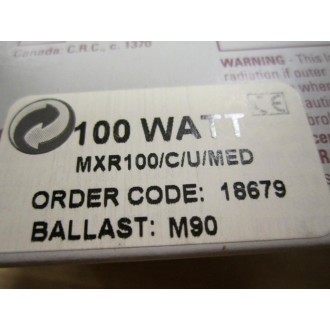 General Electric MXR100CUMED GE Bulb 18679 100 Watt (Pack of 6)