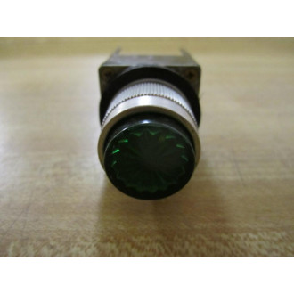 Allen Bradley 800MR-P16S GREEN Pilot Light 800MRP16S (Pack of 2) - Used