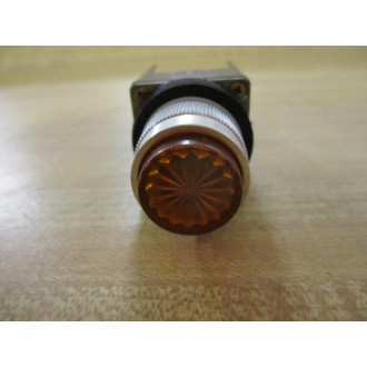 Allen Bradley 800MR-P16S AMBER Pilot Light 800MRP16S (Pack of 4) - Used