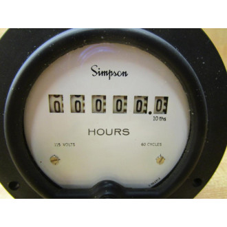 Simpson 03580 Elapsed Time Indicator