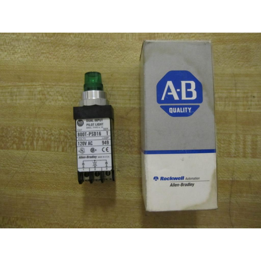 Allen Bradley 800T-PSD16G Pilot Light 800TPSD16G Green