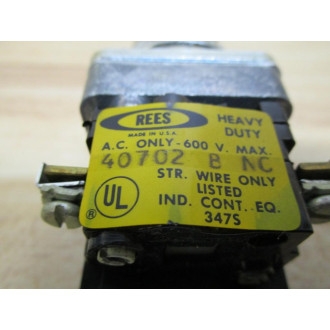 Rees 41450-000 Push Button Operator