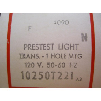 Cutler Hammer 10250T221 Eaton Prestest Light
