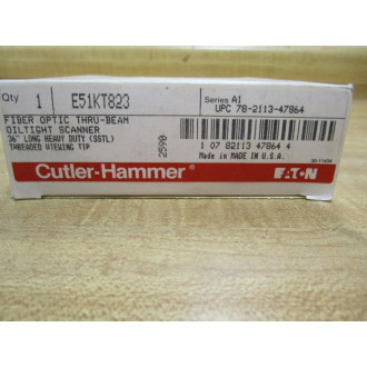 Cutler Hammer E51KT823 Eaton Fiber Optic Thru-Beam