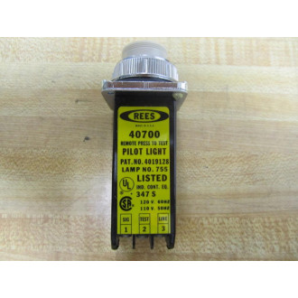Rees 40700-000 Pilot Light Lamp NO. 755