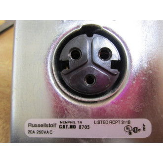 Russell Stoll 8703 Receptacle - New No Box