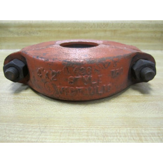 Victaulic 4" X 2" 4 X 2" Reducing Coupling Style 750 - New No Box