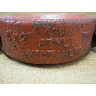 Victaulic 4" X 2" 4 X 2" Reducing Coupling Style 750 - New No Box