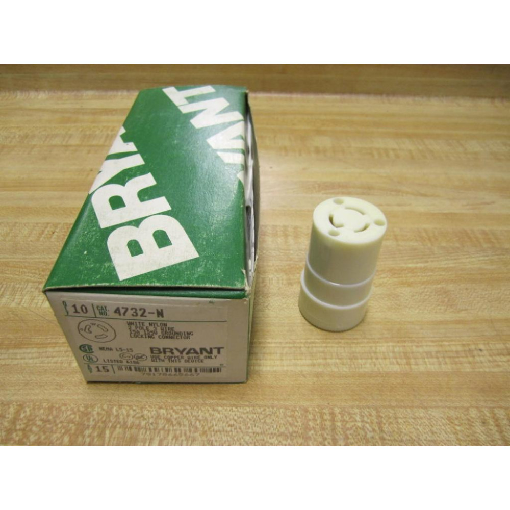 Bryant 4732-N Receptacle Lock (Pack of 10)