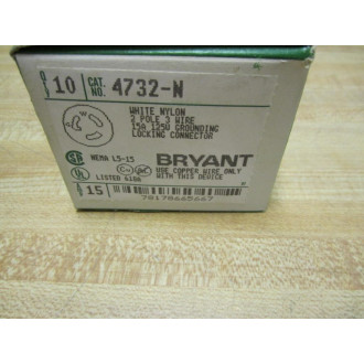 Bryant 4732-N Receptacle Lock (Pack of 10)