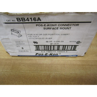 Thomas And Betts BB416A Connector Mount (Pack of 5)