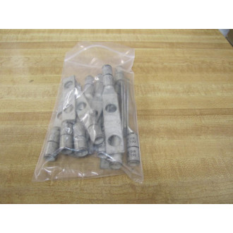 Burndy YA-2N Bag Of 12 Compression Lugs - New No Box