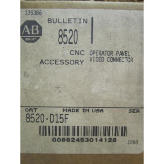 Allen Bradley 8520-D15F Video Connector