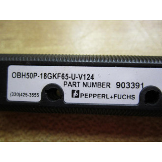 Pepperl + Fuchs 903391 Photoelectric OBH50P-18GKF65-U-V124 - New No Box