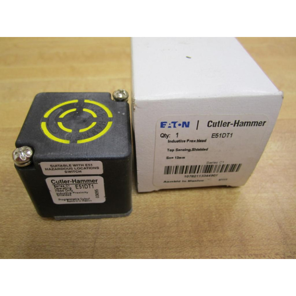 Cutler Hammer E51DT1 Eaton Proximity Sensor Head Series C1