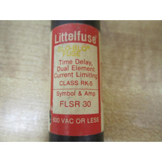 Littelfuse FLSR-30 Fuse Cross Ref 486L36, FLSR030 (Pack of 8) - Used
