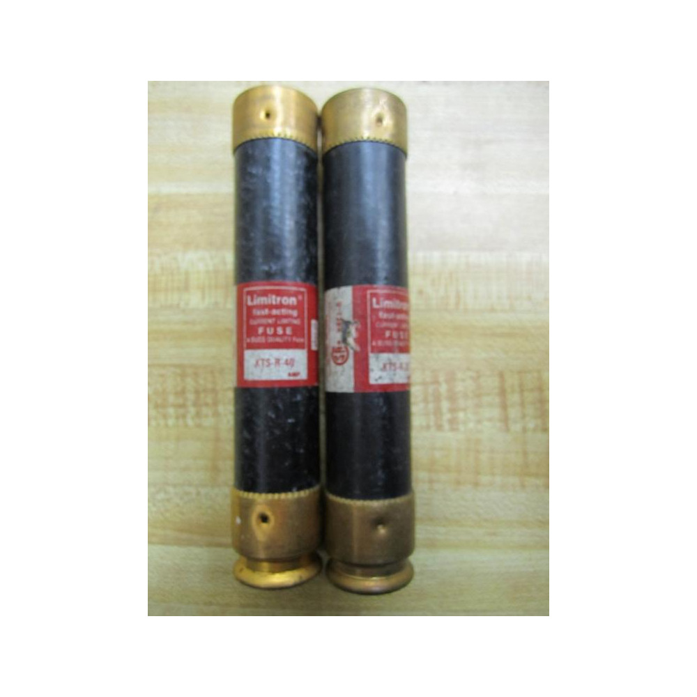 Bussmann KTS-R-40 Limitron Fuse KTSR40 (Pack of 2) - Used