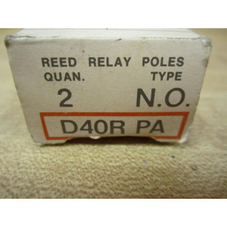 Cutler Hammer D40RPA Eaton Reed Relay D40R PA (Pack of 2)
