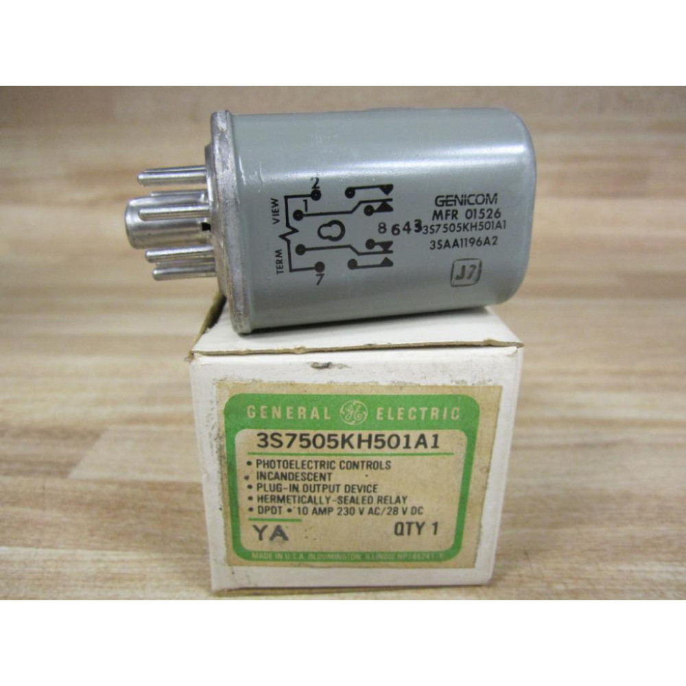 General ElectricGenicom 3S7505KH501A1 DPDT Relay