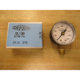 Dixon Valve GL130 Gauge 0-160 PSI