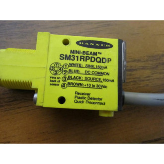 Banner SM31RPDQDP Sensor 29548 - New No Box