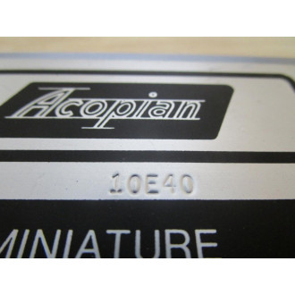 Acopian 10E40 Miniature AC To DC Power Module - New No Box