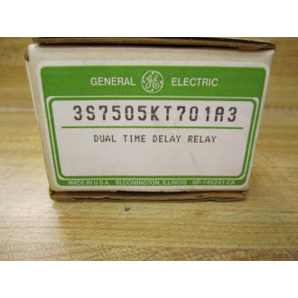 General Electric 3S7505KT701A3 Dual Time Delay Relay Module