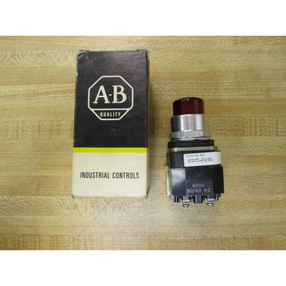 Allen Bradley 800T-PA56R Red Pushbutton