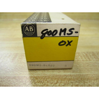 Allen Bradley 800MS-B6B20 Pushbutton Start