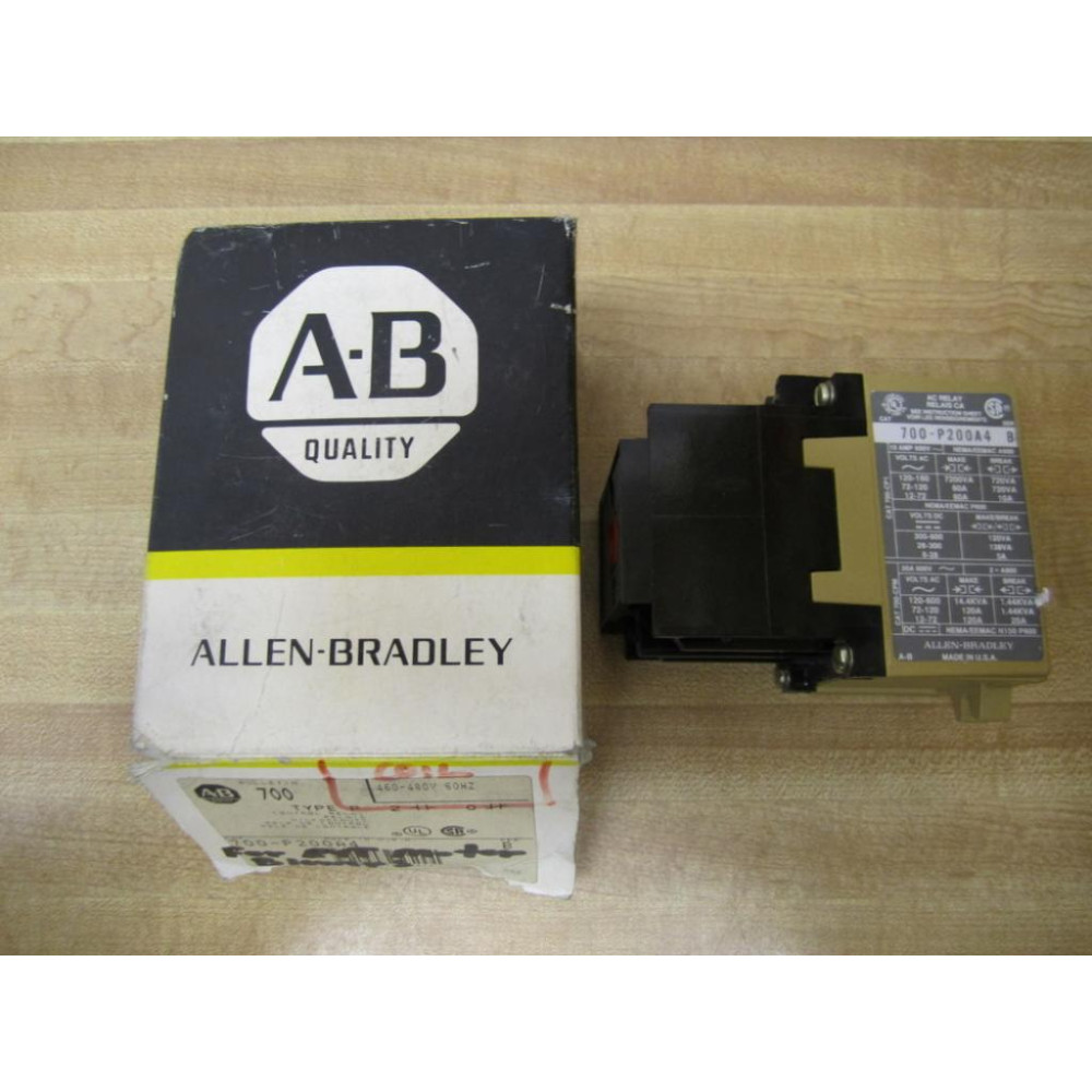 Allen Bradley 700-P200A4 Control Relay 700P200A4