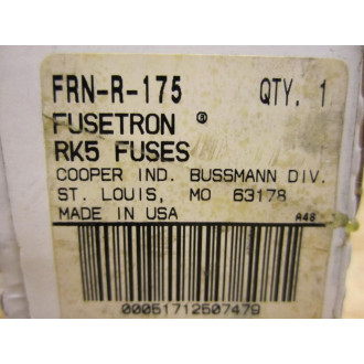 Bussmann FRN-R-175 Buss Fusetron Fuse FRNR175